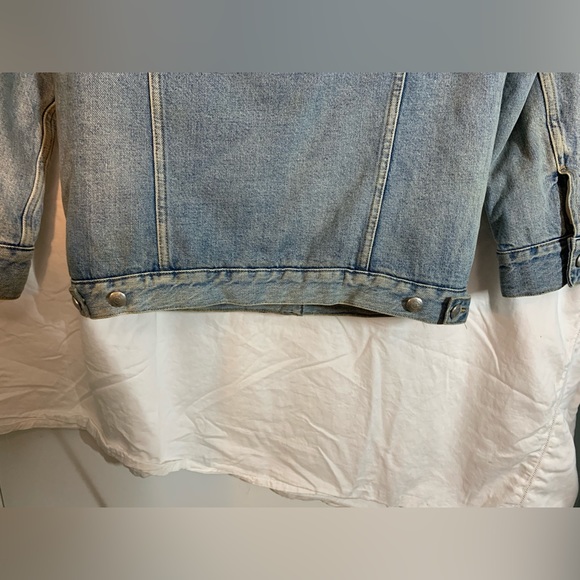 Wilfred Free Denim Sherpa Jacket - Picture 9 of 13